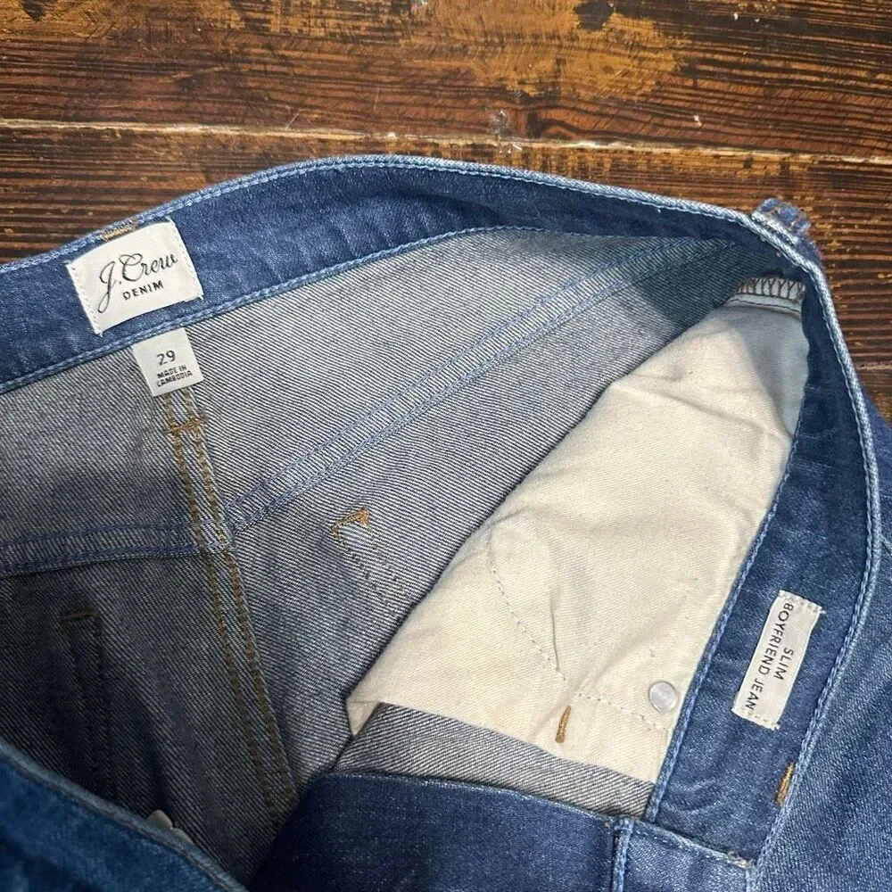 J Crew distressed Slim Boyfriend normcore 29 jeans